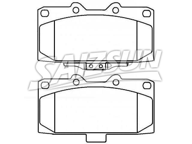 刹车片 Brake Pad Set:26296-FE070