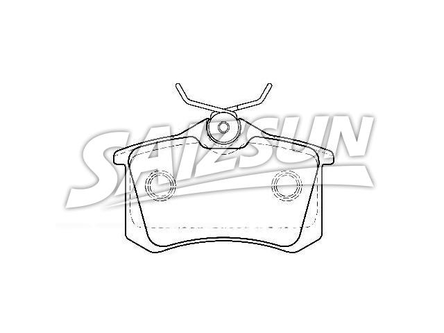 刹车片 Brake Pad Set:4D0 698 451 C