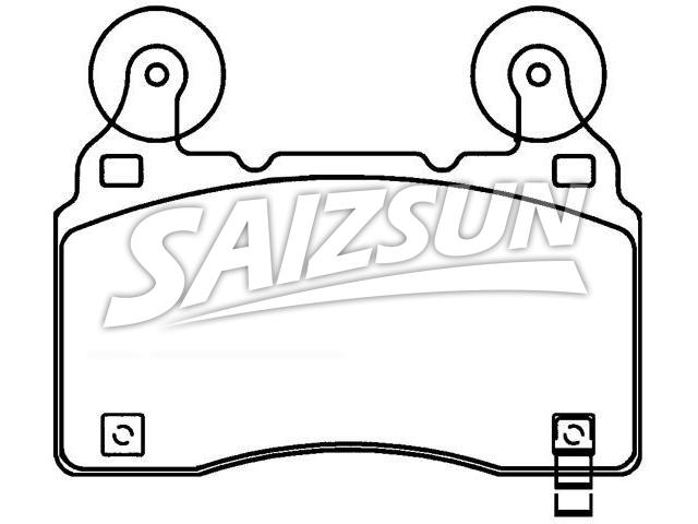 刹车片 Brake Pad Set:92244289