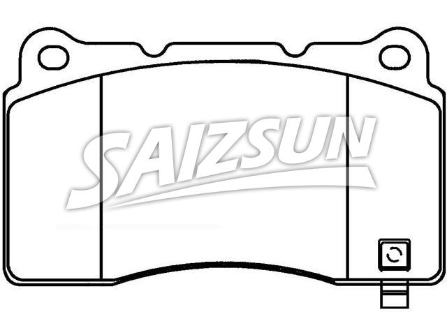 刹车片 Brake Pad Set:58101-2MA10
