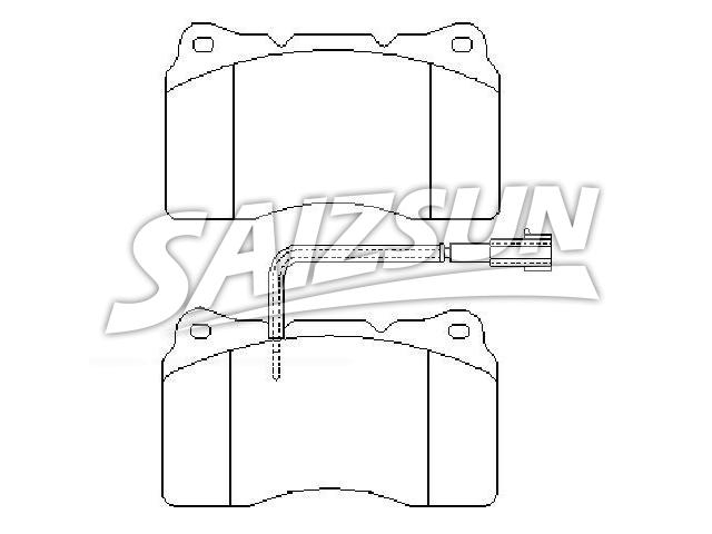 刹车片 Brake Pad Set:77363336
