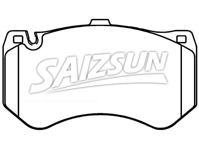 刹车片 Brake Pad Set:000 420 68 00