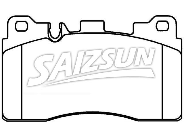 刹车片 Brake Pad Set:006 420 08 20
