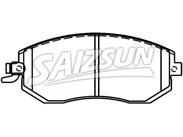 刹车片 Brake Pad Set:26296-SC010