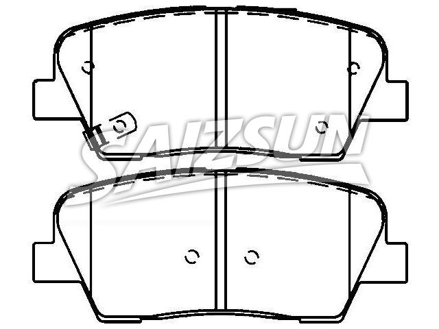 刹车片 Brake Pad Set:58302-3NA00