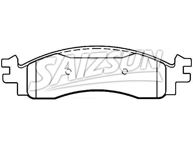 刹车片 Brake Pad Set:AG1Z-2001-F