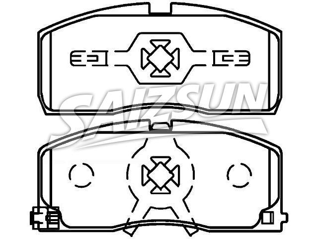 刹车片 Brake Pad Set:3501100X02A00