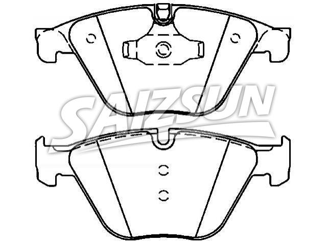刹车片 Brake Pad Set:34 11 6 775 314