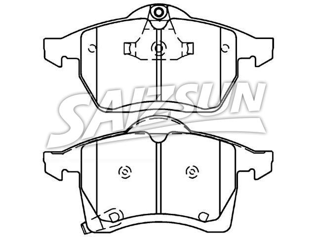 刹车片 Brake Pad Set:19144408