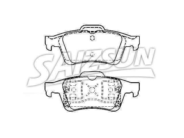 刹车片 Brake Pad Set:BPYK-26-48ZA