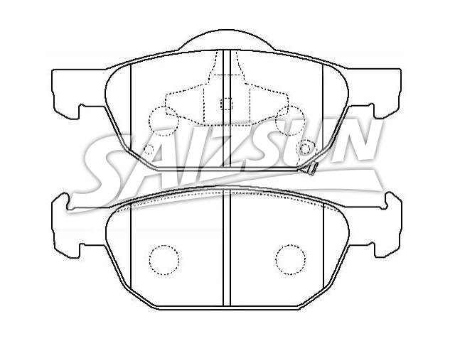 刹车片 Brake Pad Set:45022-TL1-G01