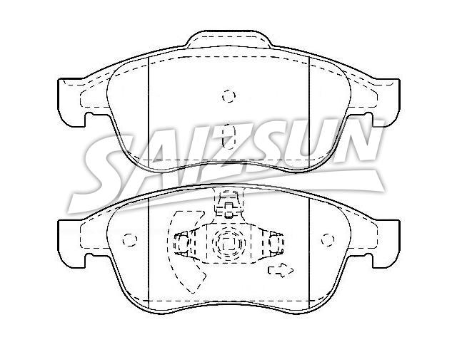 刹车片 Brake Pad Set:44 06 039 05R