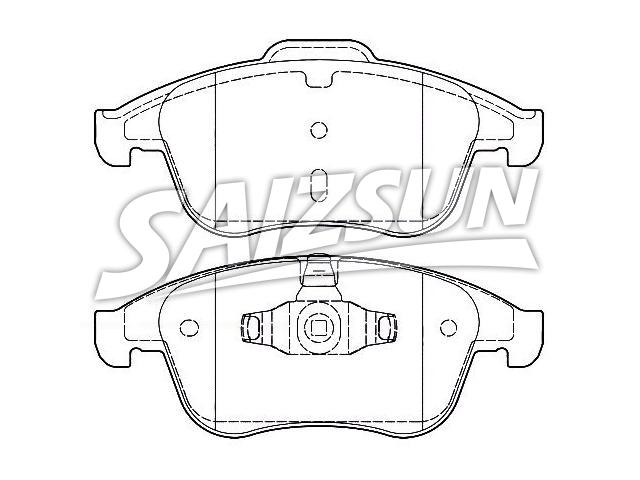 刹车片 Brake Pad Set:44 06 087 46R