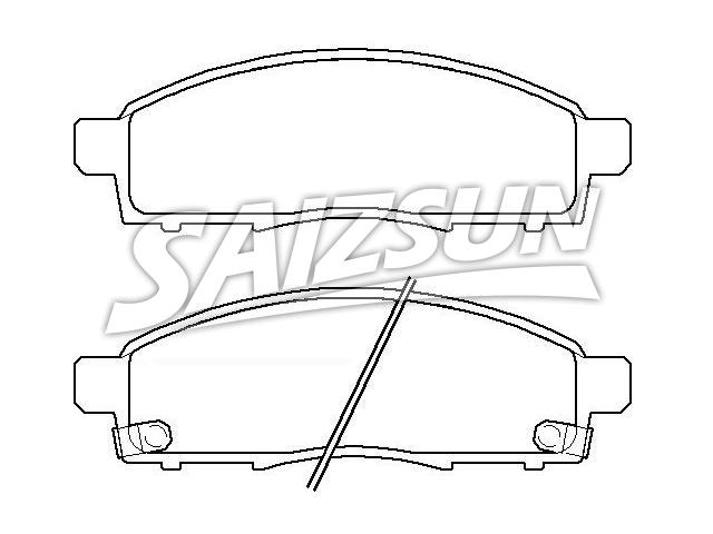 刹车片 Brake Pad Set:D1060-JX50B