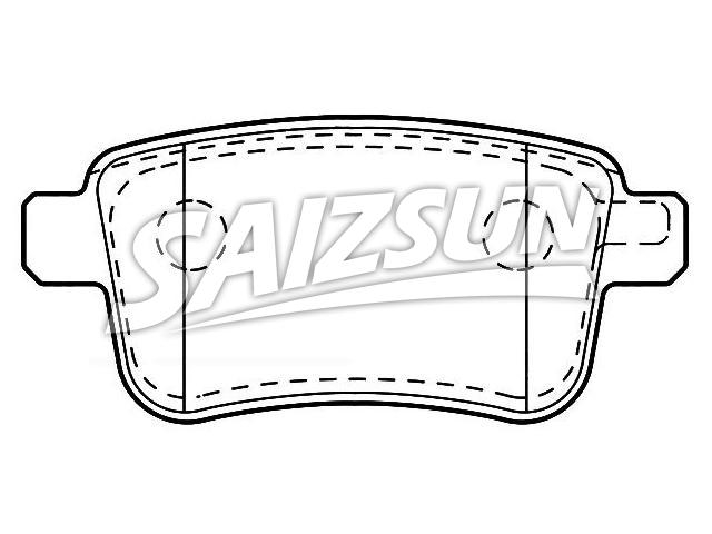 刹车片 Brake Pad Set:77 01 209 869