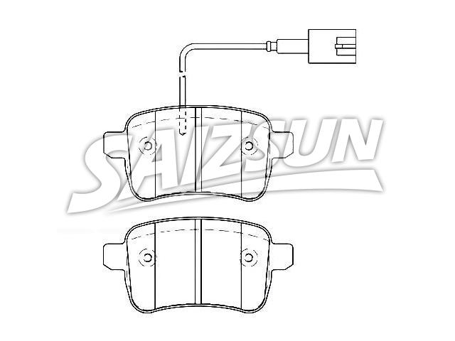 刹车片 Brake Pad Set:77365357