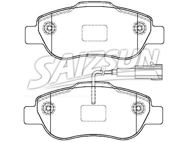 刹车片 Brake Pad Set:9S51-2K021-AA