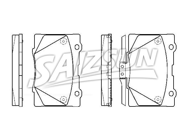 刹车片 Brake Pad Set:45022-SJA-E00