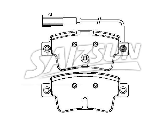 刹车片 Brake Pad Set:77365464