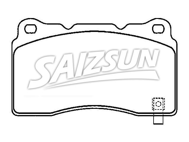 刹车片 Brake Pad Set:13 329 562