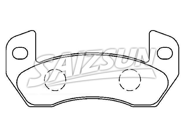 刹车片 Brake Pad Set:GDB1680