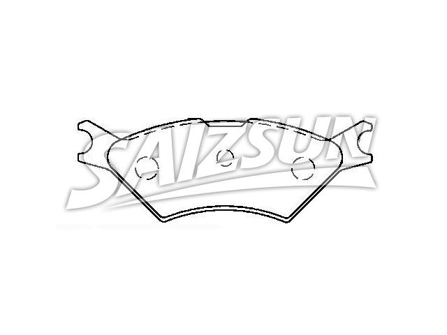 刹车片 Brake Pad Set:433 698 151A