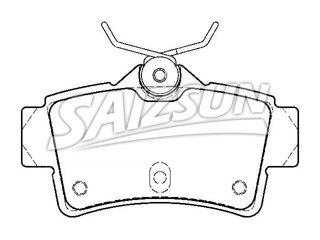 刹车片 Brake Pad Set:F5ZZ-2200-B