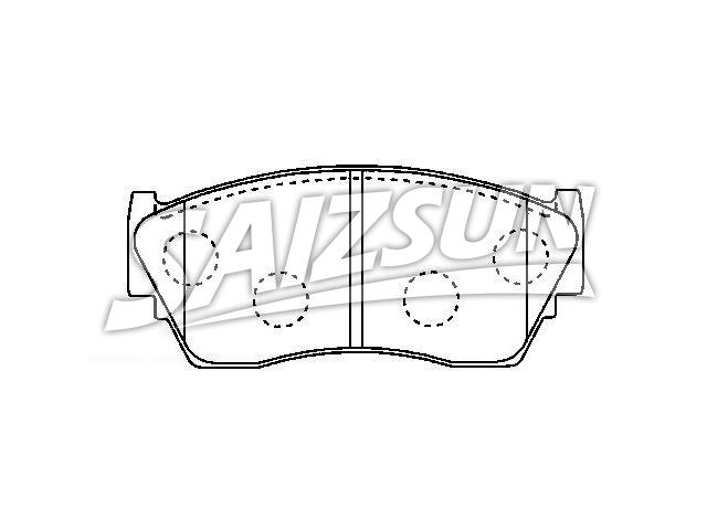 刹车片 Brake Pad Set:41060-62C90