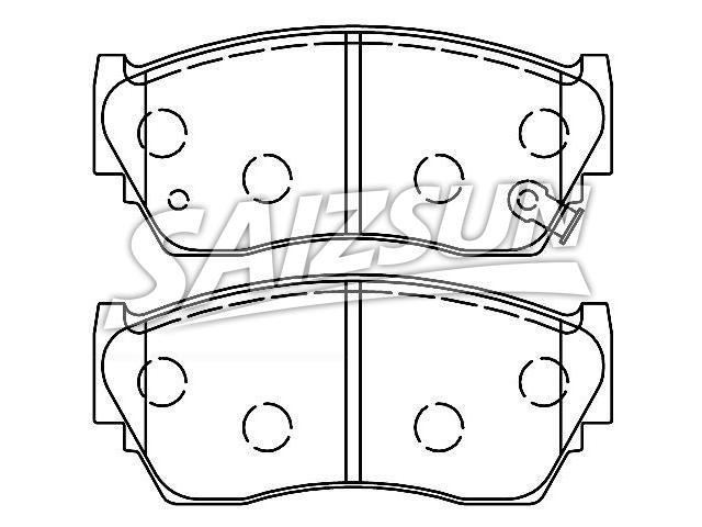 刹车片 Brake Pad Set:41060-72B25
