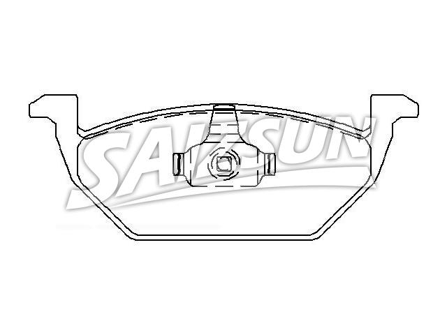 刹车片 Brake Pad Set:1J0 698 151
