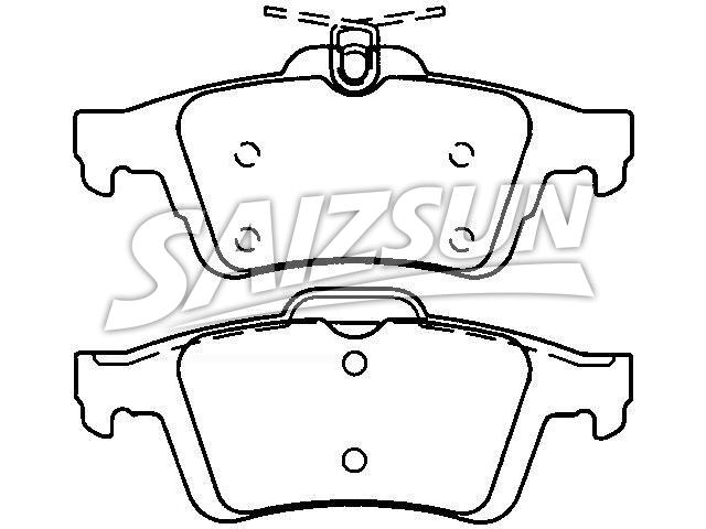 刹车片 Brake Pad Set:CV6Z 2200 A