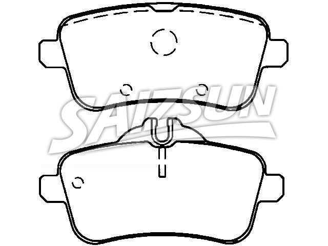刹车片 Brake Pad Set:006 420 63 20