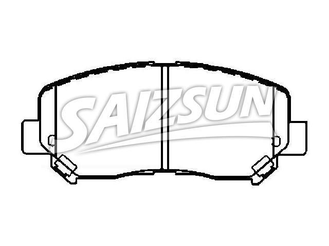刹车片 Brake Pad Set:6816 0695AA