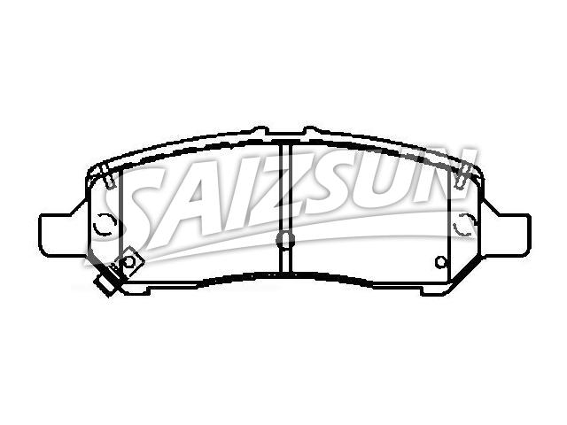 刹车片 Brake Pad Set:6816 3822AA