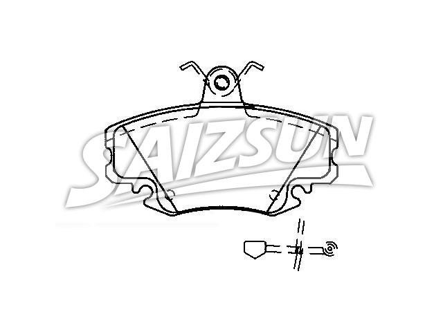 刹车片 Brake Pad Set:77 11 130 071 A