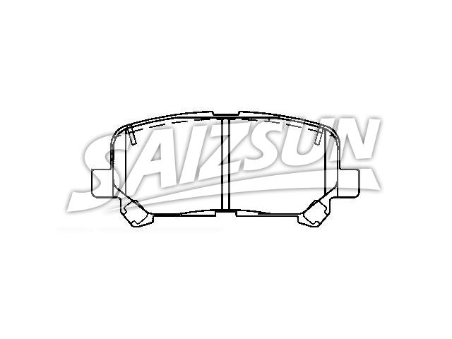 刹车片 Brake Pad Set:43022-SZA-A10