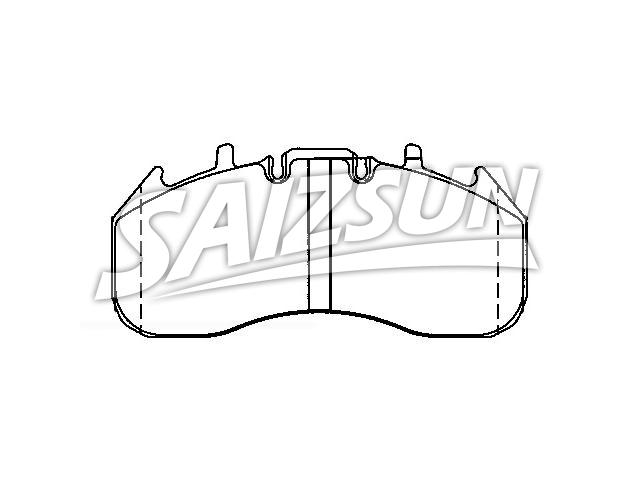 刹车片 Brake Pad Set:2252H2BA
