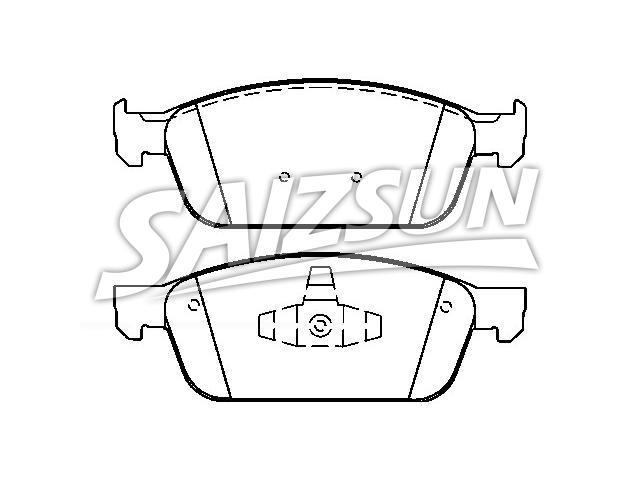 刹车片 Brake Pad Set:BV6Z-2001-C