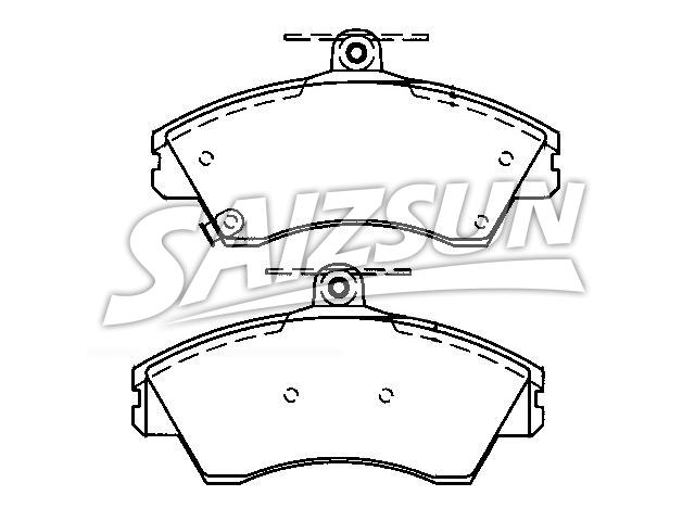 刹车片 Brake Pad Set:T11-3501080AC