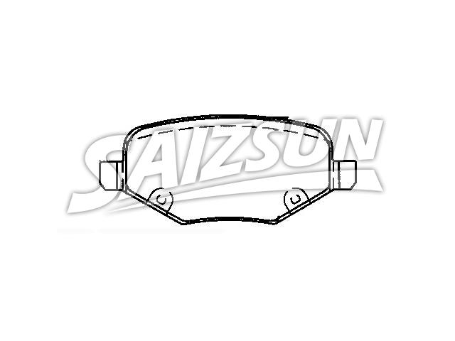 刹车片 Brake Pad Set:68192-439AA