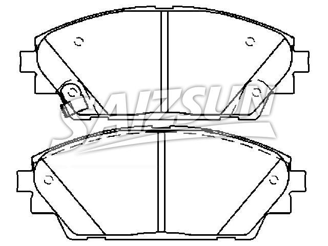 刹车片 Brake Pad Set:B4Y0-33-28ZA