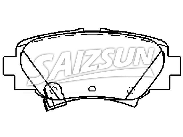 刹车片 Brake Pad Set:B4Y0-26-48ZA