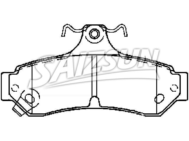 刹车片 Brake Pad Set:04466-06080