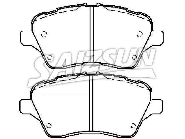 刹车片 Brake Pad Set:AY1Z-2001-B