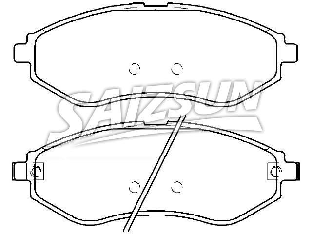 刹车片 Brake Pad Set:182040