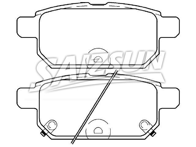 刹车片 Brake Pad Set:55800-68L00