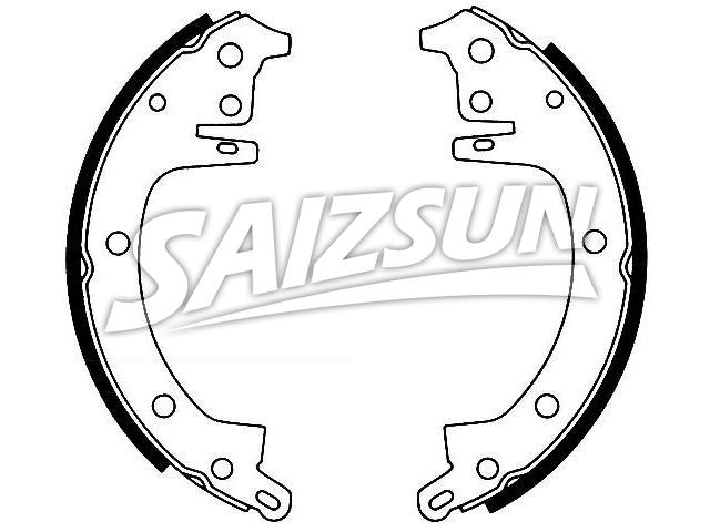 刹车蹄片 Brake Shoe Set:04497-22020