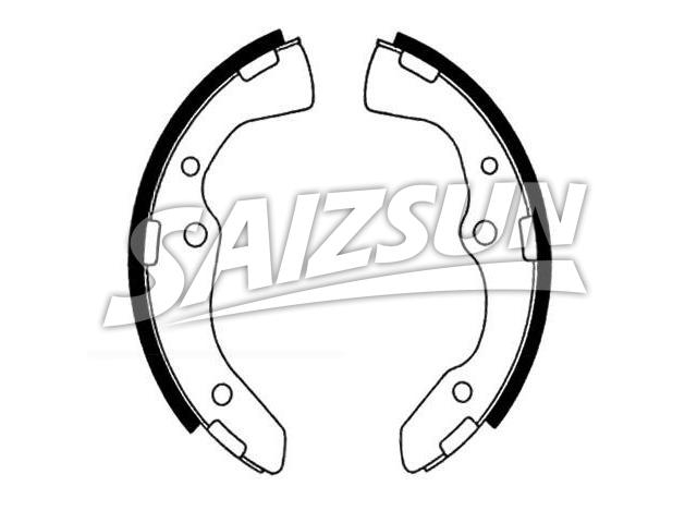 刹车蹄片 Brake Shoe Set:K3353