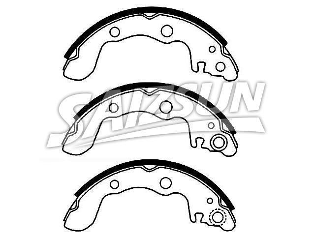 刹车蹄片 Brake Shoe Set:8-94133-689-1