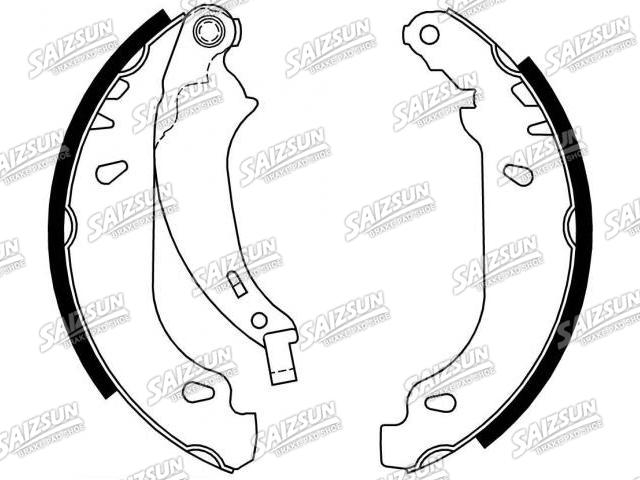 刹车蹄片 Brake Shoe Set:4241.K5